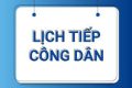 Lịch tiếp công dân năm 2025
